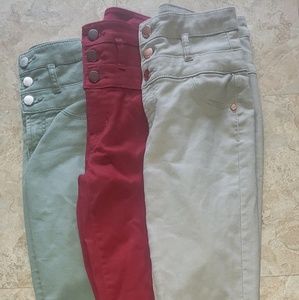 Set of 3 High Waisted Jeggings